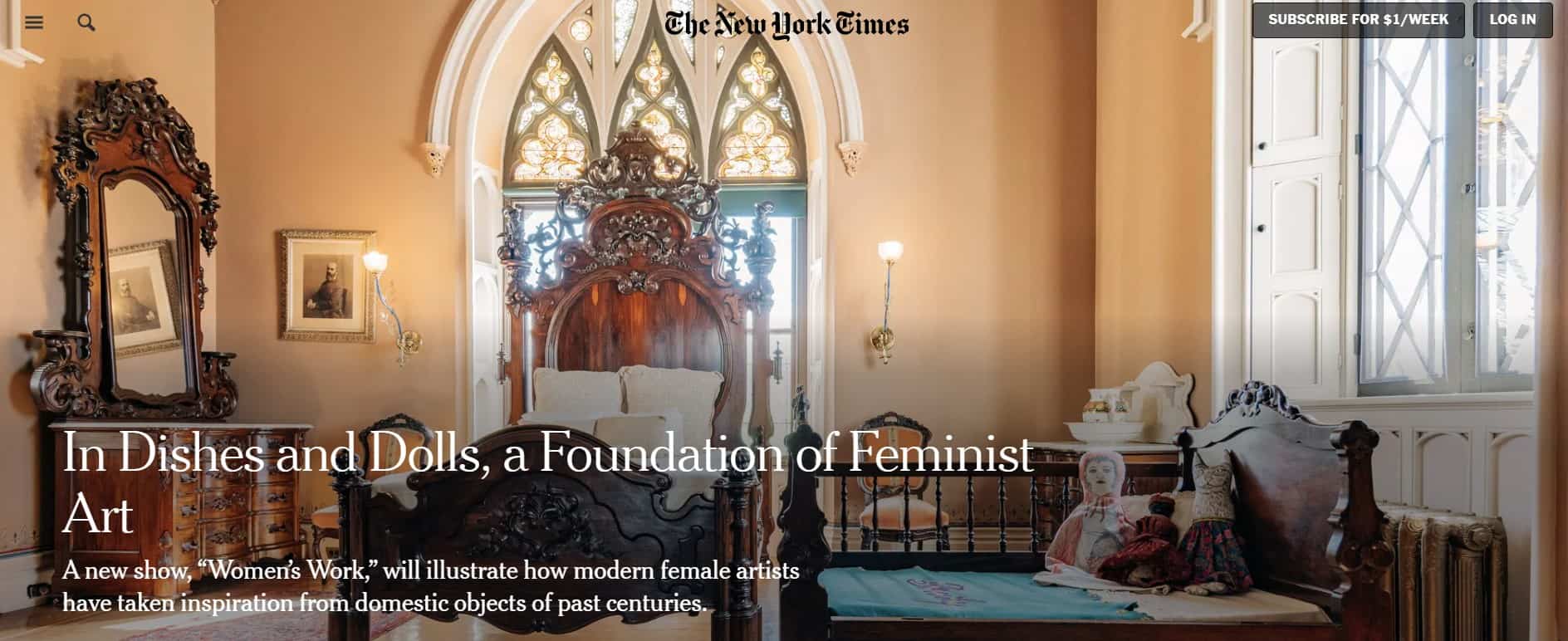 Women’s Work Exhibition Lyndhurst Mansion