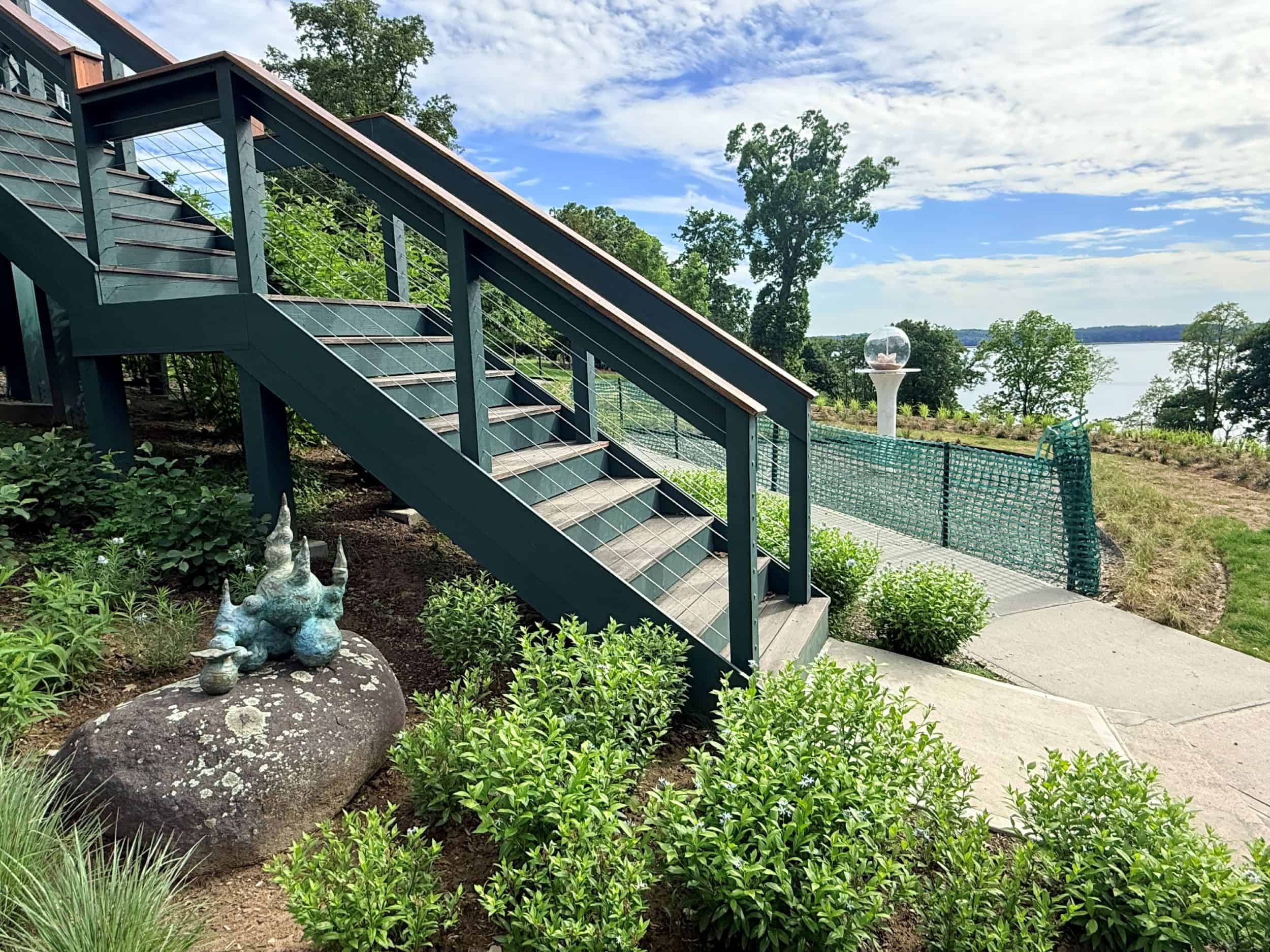 Garden Gnome near the stairs