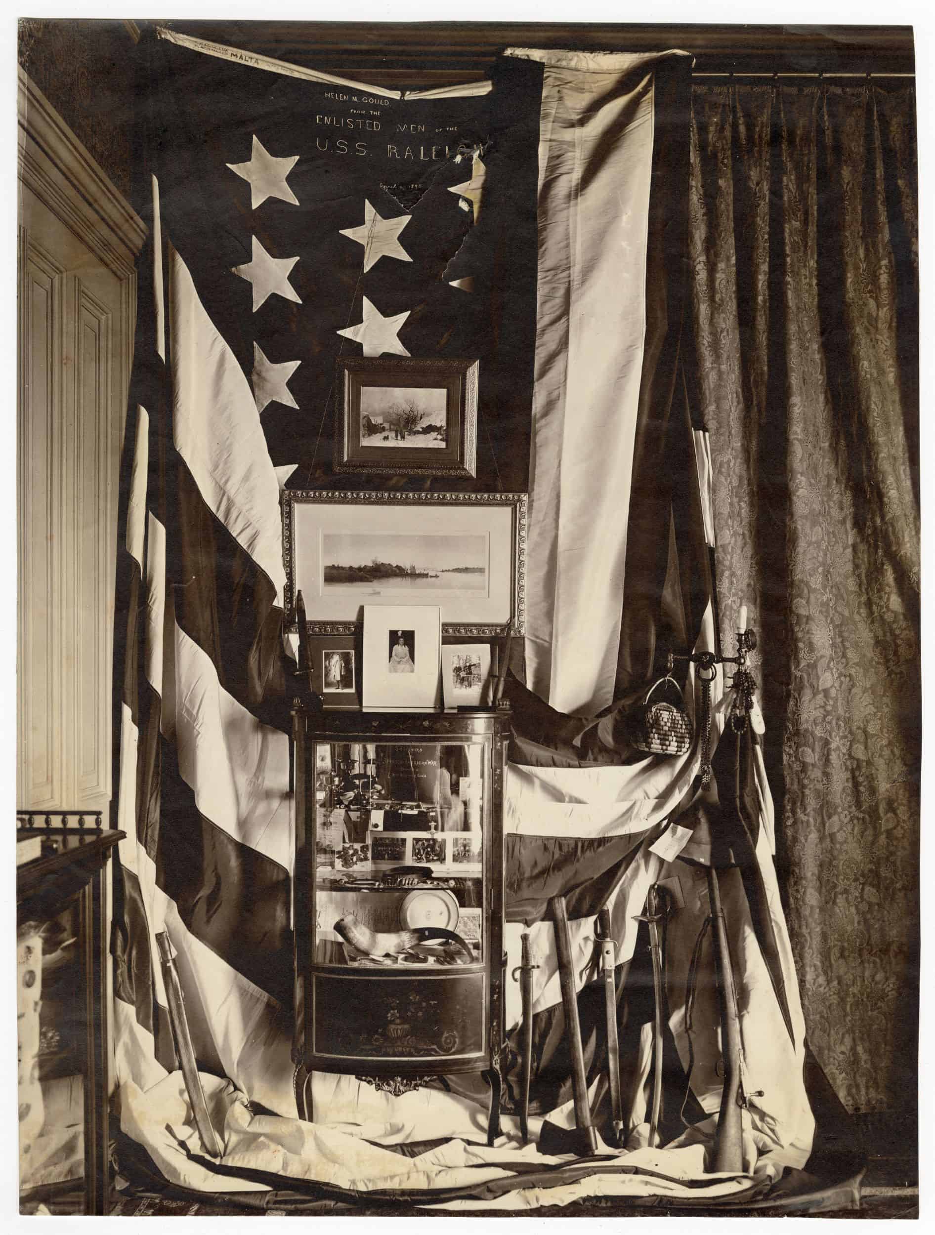Shepard Burr Box 3 Scan 23_raleigh flag display
