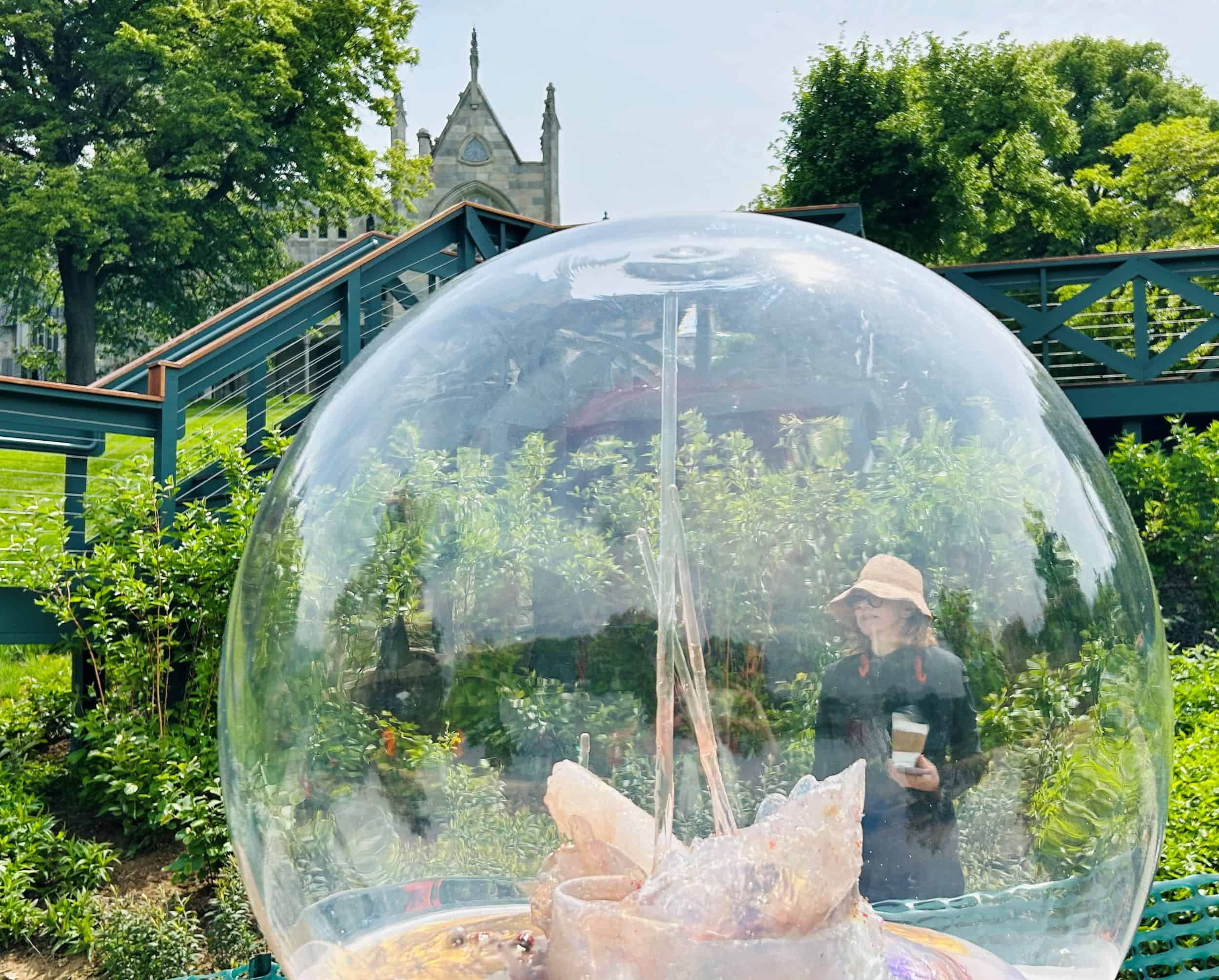 The Artist through the Gazing Globe